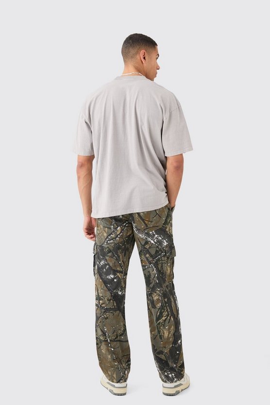 Oversize T-Shirt mit Slogan