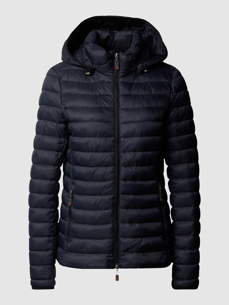 Steppjacke mit Wattierung in marineblau