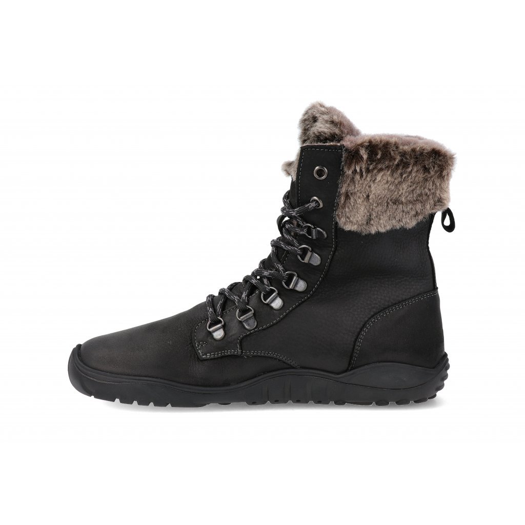 Koel4kids Levi Tex Lambswool Black 05T023.237-000 Winterbarfußstiefeletten