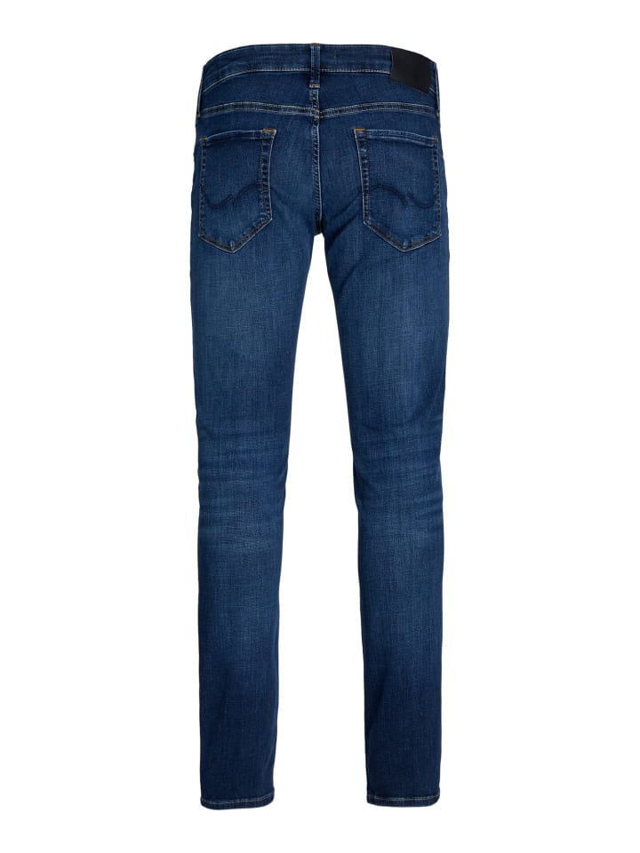 Jack & Jones Slim Fit Jeans Denim Hose JJIGLENN JJICON in Blau günstig kaufen