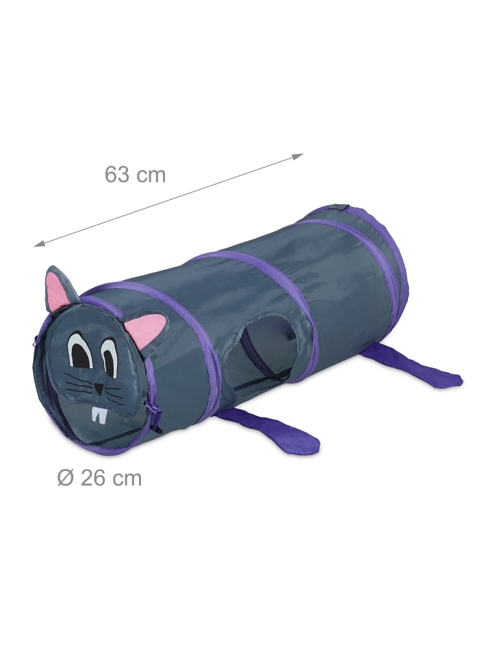 relaxdays Katzentunnel in Bunt günstig kaufen onesize