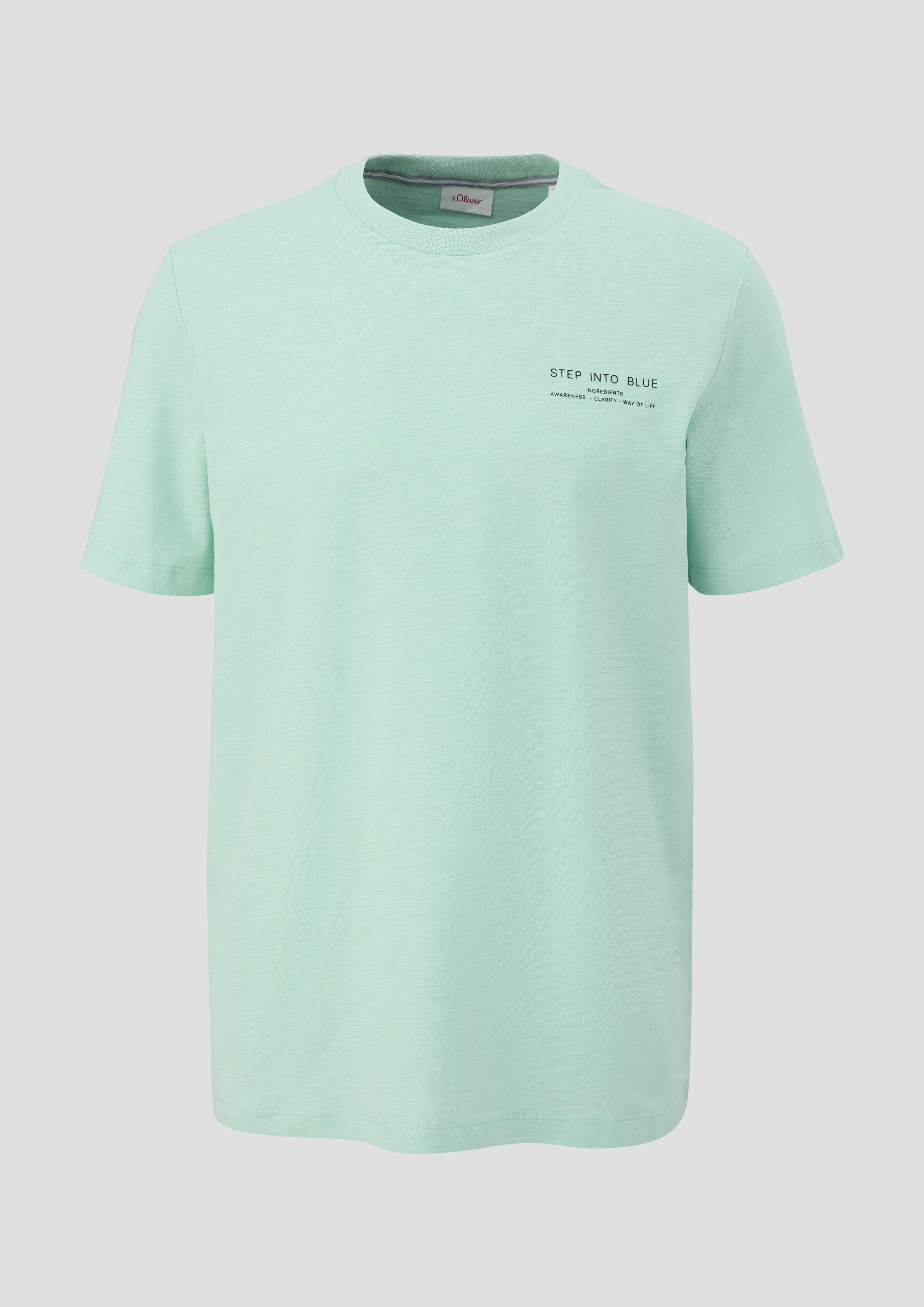 T-Shirt mit Rundhalsausschnitt  2143918-65D3