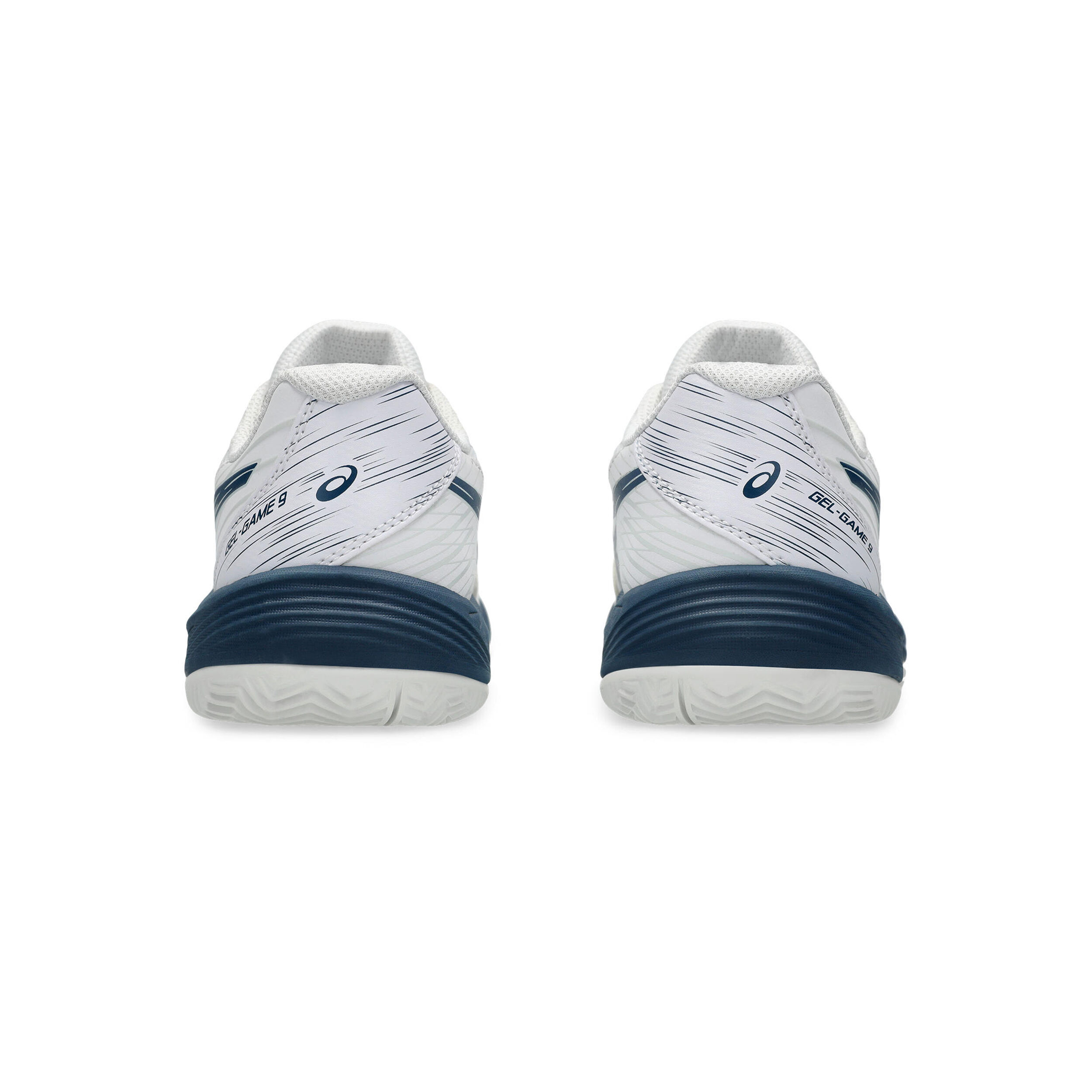 Gel-Game 9 GS Clay Sandplatzschuh Kinder - Weiß, Blau