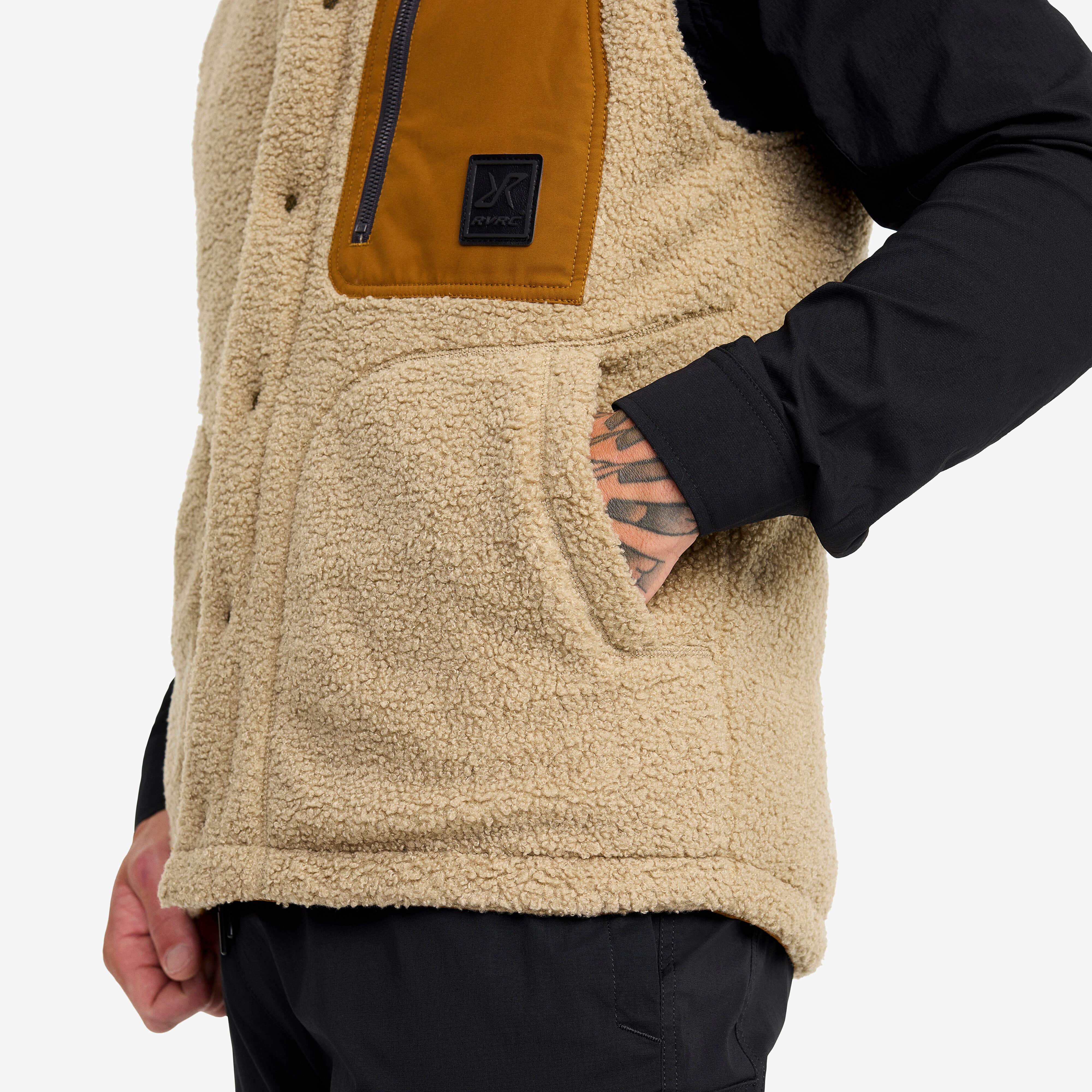 Rollick Reversible Vest Homme Rubber