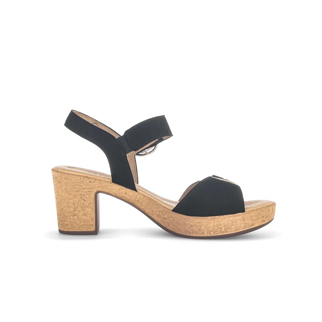 Gabor fashion Plateau Sandale schwarz