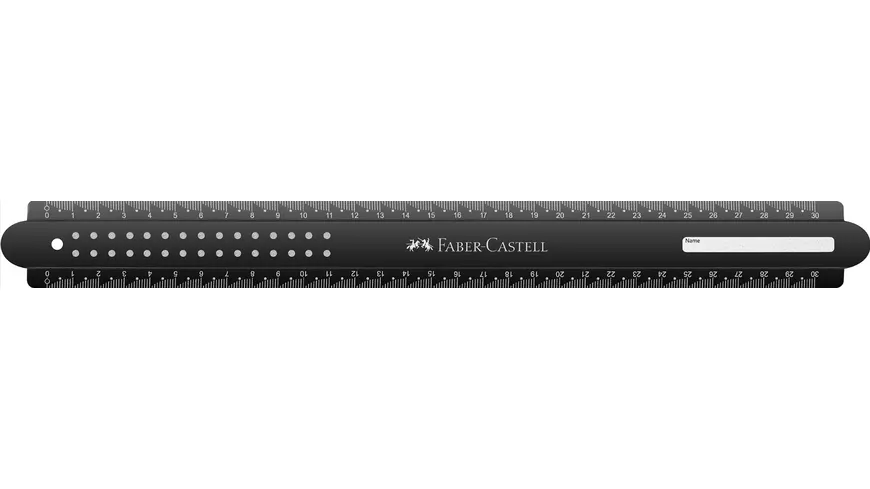 FABER-CASTELL Lineal Dots 30 cm sortiert