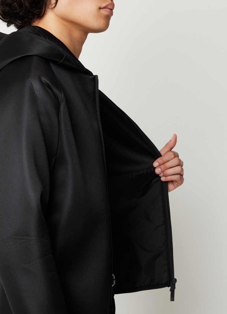 Neoprénová mikina Moncler s vreckami na zips