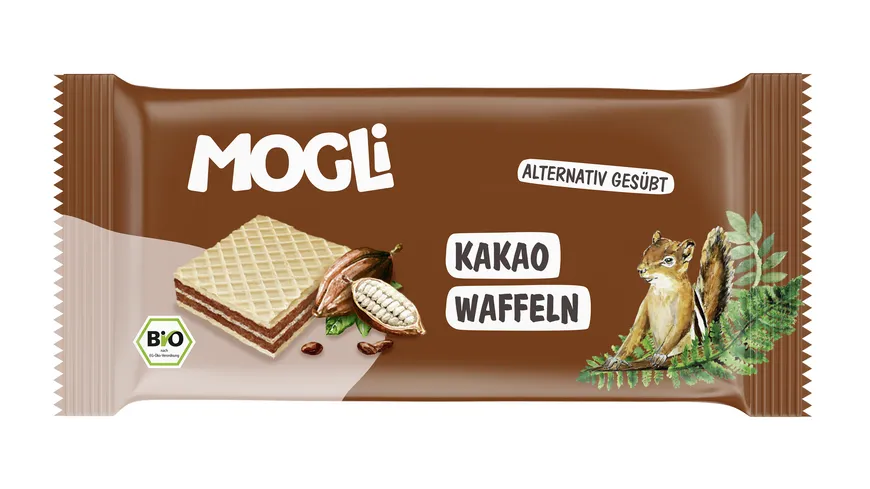 MOGLi Bio Kakao Waffel 15 g
