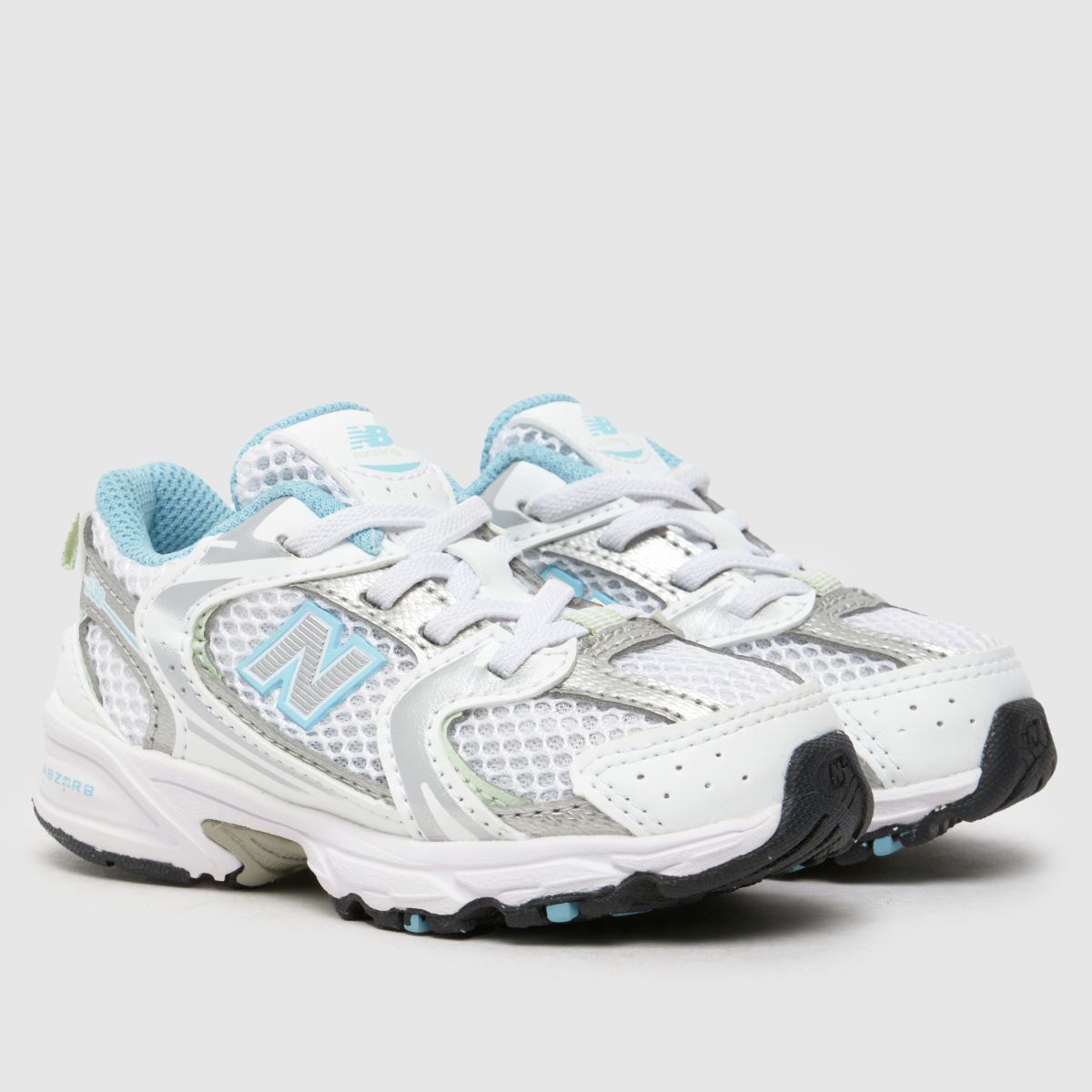 New Balance fehér és kék 530 kisgyermek cipő