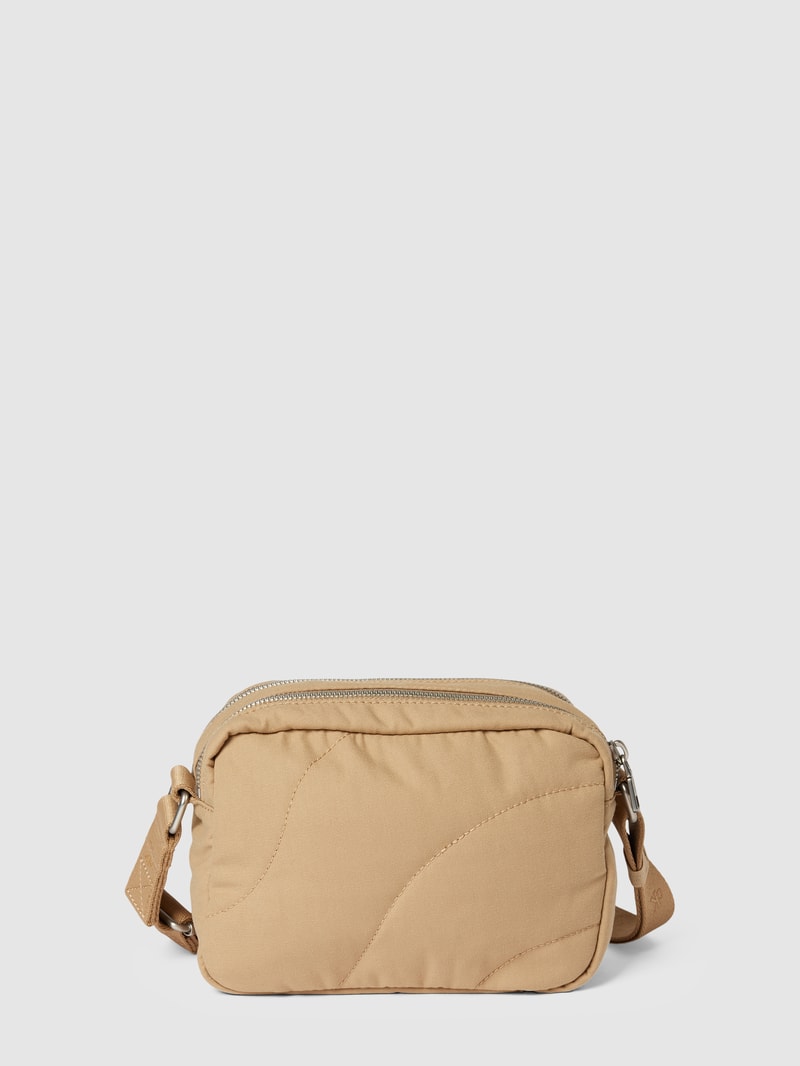 Camera Bag mit Label-Details Modell 'ULTRALIGHT' in camel