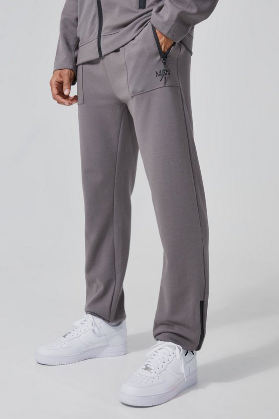 Man Active Tech Jogginghose mit Reißverschluss
