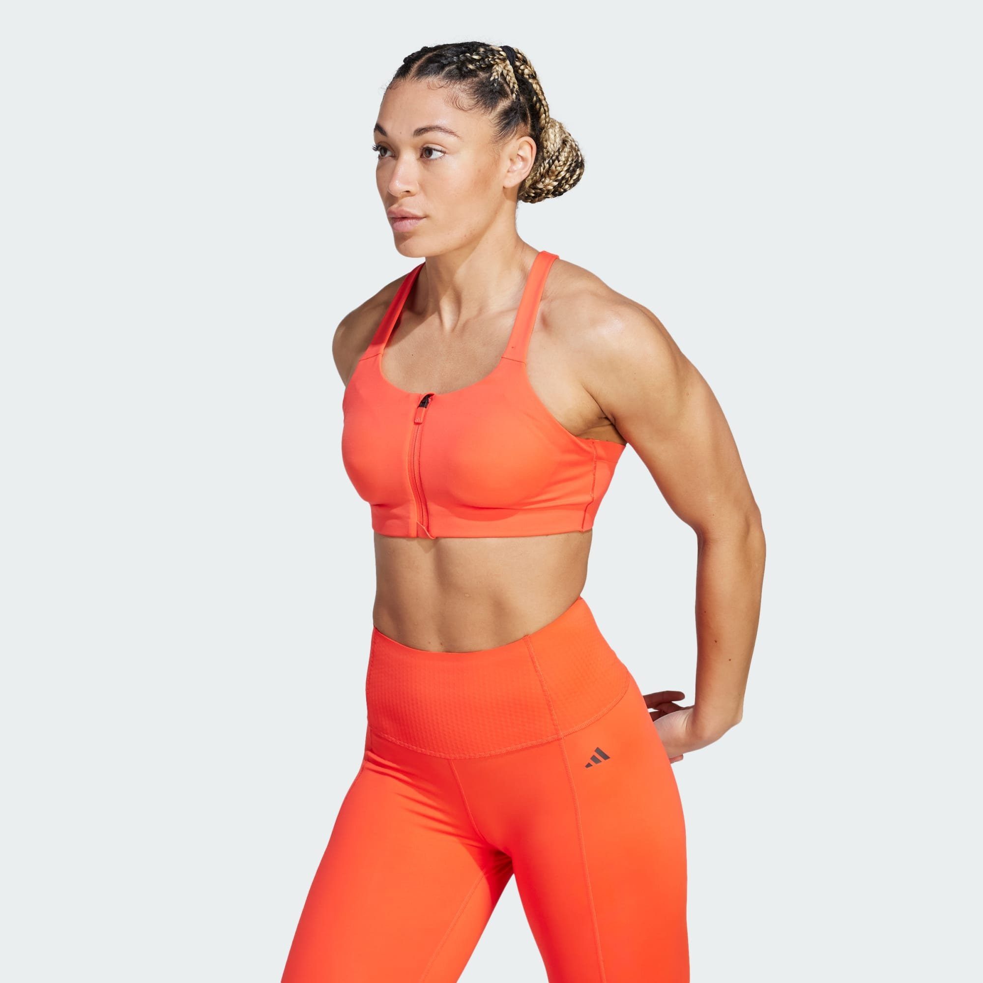 adidas Performance Sport-BH TLRD IMPACT LUXE HIGH-SUPPORT ZIP SPORT-BH