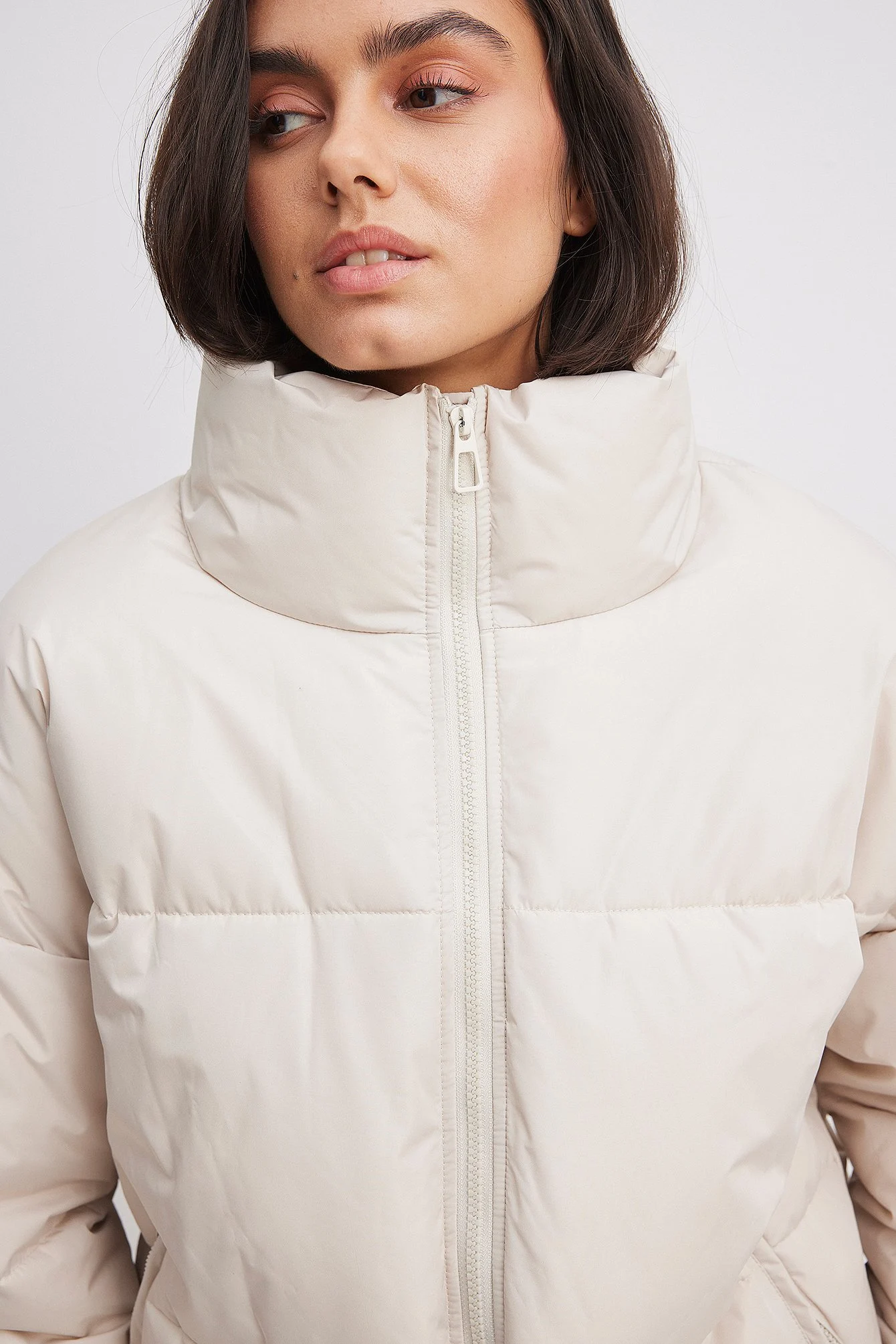 Oversized wattierte Jacke