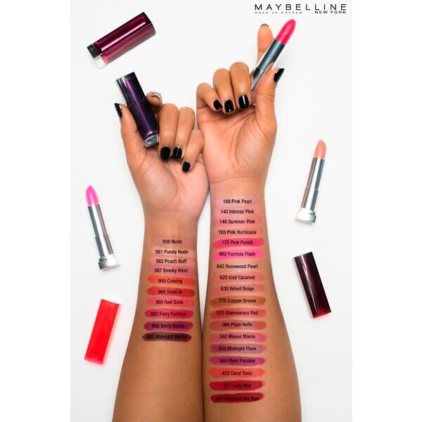Maybelline New York Color Sensational Plums rúzs 338 Éjféli szilva