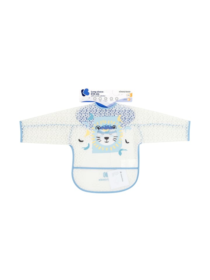 Kikkaboo Babylatz Arty Ärmel EVA in blau günstig kaufen onesize
