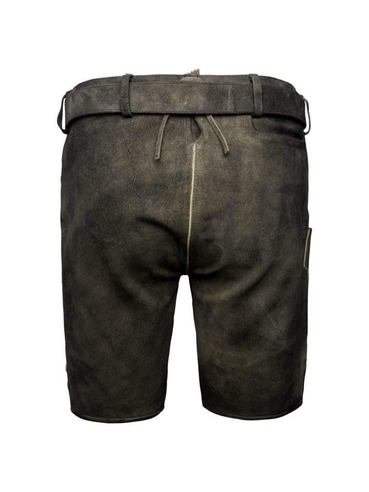 Spieth & Wensky Lederhose Erno in dunkelbraun günstig kaufen