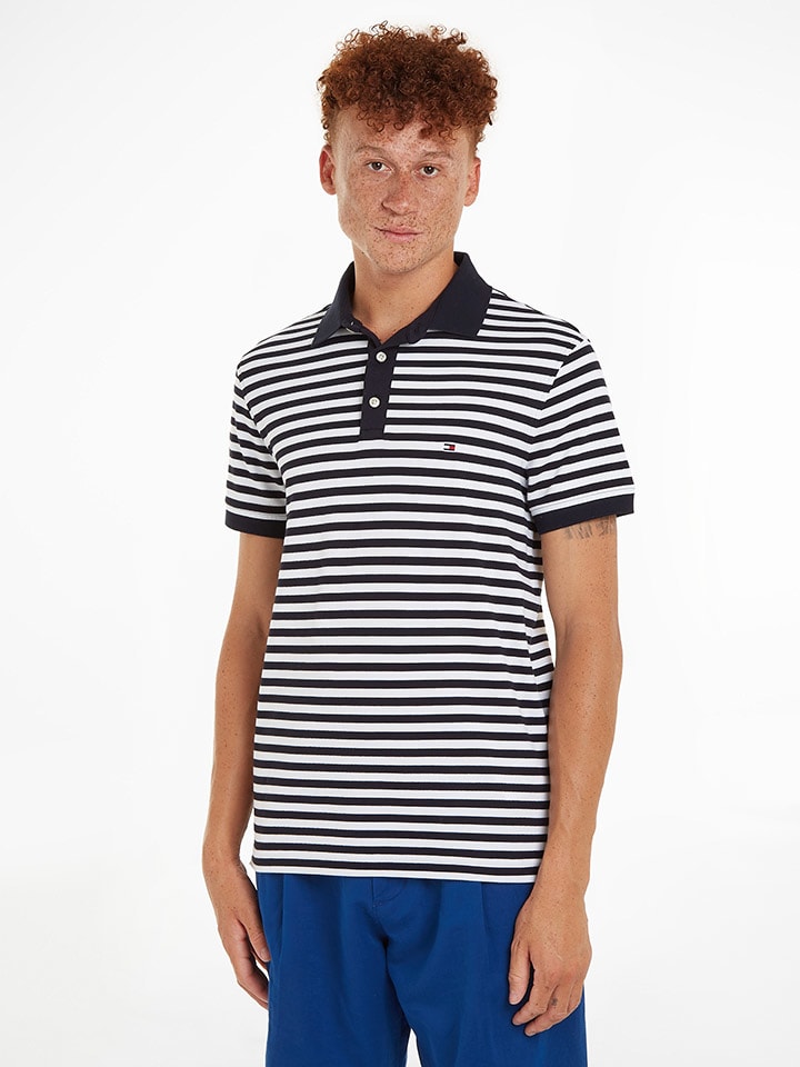 Tommy Hilfiger Poloshirt in Dunkelblau günstig kaufen
