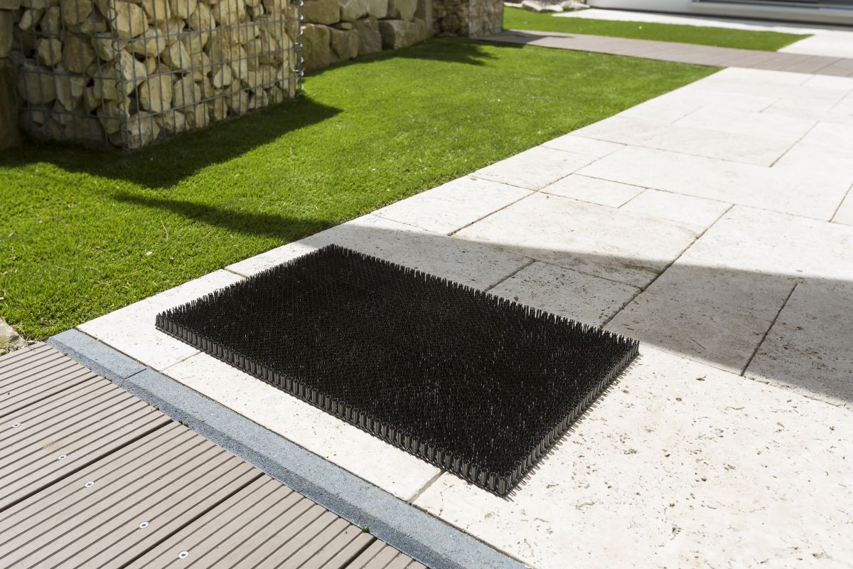 Türmatte Season schwarz Rasenmatte 40x60