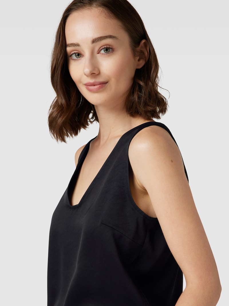 Jumpsuit mit V-Ausschnitt Modell 'AYLEN' in schwarz
