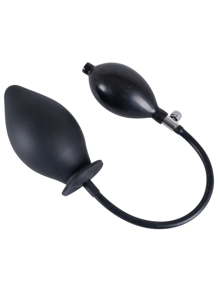 You2Toys aufblasbarer Analplug True Black Inflatable Dildo Butt Plug in schwarz günstig kaufen 11,5 cm