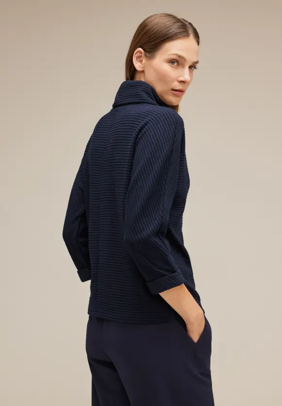 Street One Shirt mit Volumenkragen