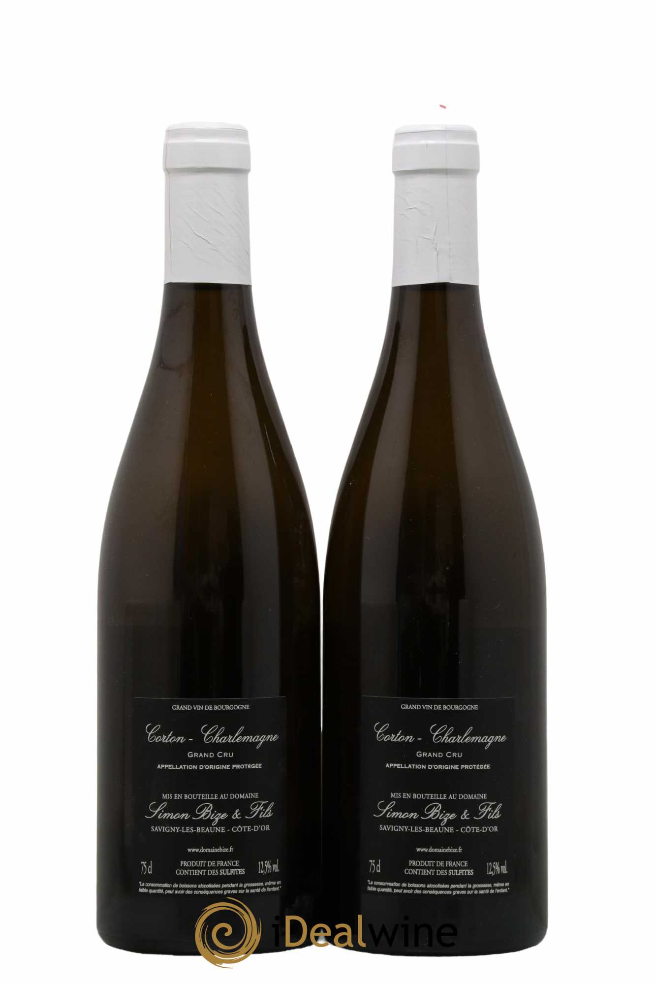 Corton-Charlemagne Grand Cru Simon Bize & Fils  2020 - Lot de 2 Bouteilles