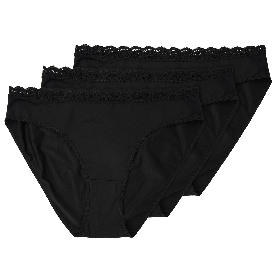 3 Damen Slips mit Spitze