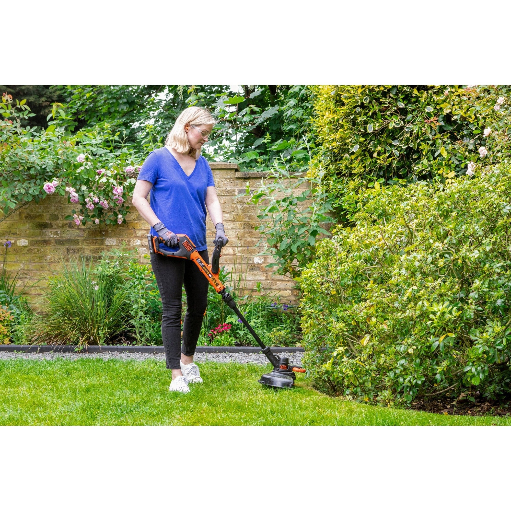 Black & Decker BCSTR918B-XJ Χλοοκοπτικό 18 Volt χωρίς μπαταρίες και φορτιστή 25 cm