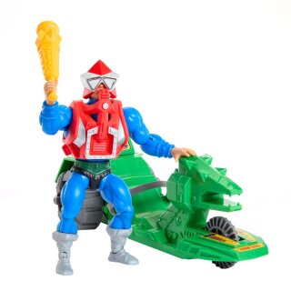 Masters of the Universe Origins Actionfigur mit Fahrzeug: Mekaneck & Ground Ripper