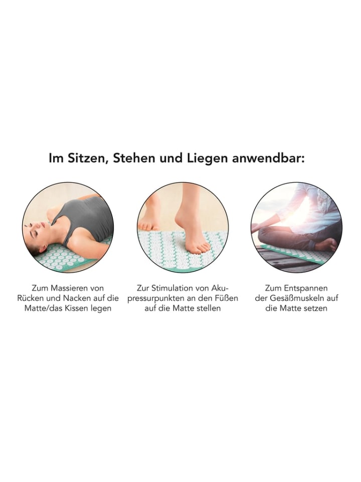 MAXXMEE Akupressur Set Akupressurmatte Massagematte Reflexzonenmassage günstig kaufen onesize