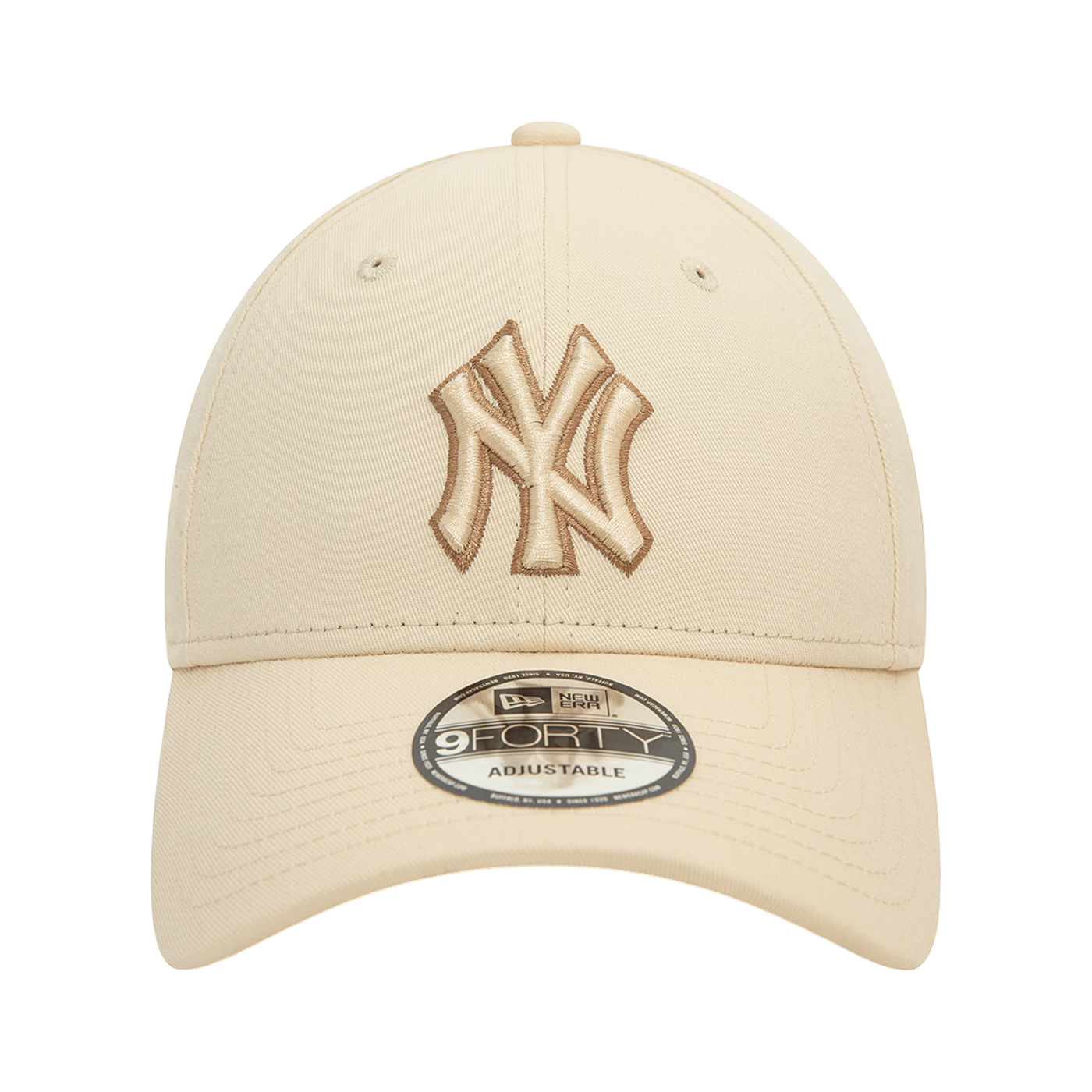 New Era MLB New York Yankees Team Outline 9Forty Cap Beige