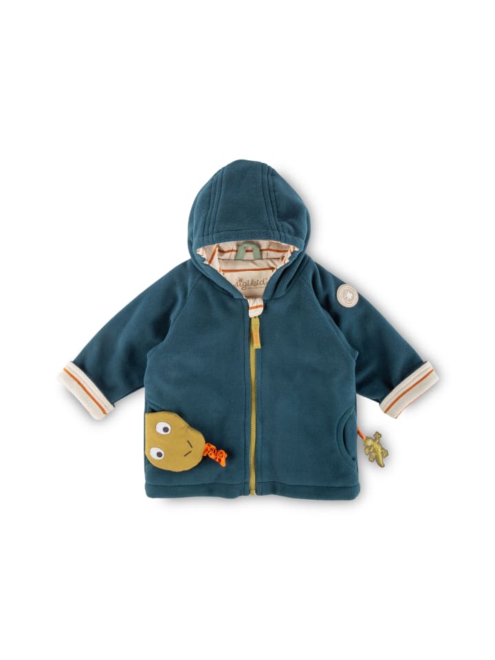 Sigikid Fleecejacke welcome to the jungle in Dunkelblau günstig kaufen