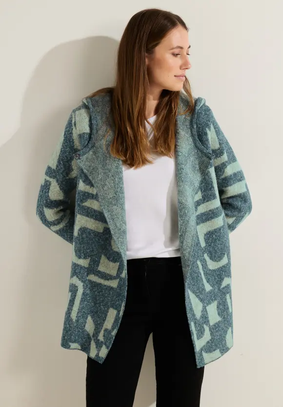 CECIL Jacquard Cardigan