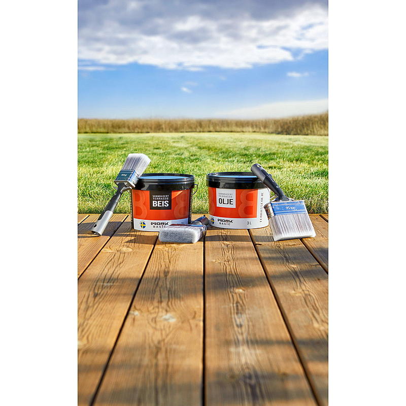 Work Basic Terrassebeis 3 l, brun