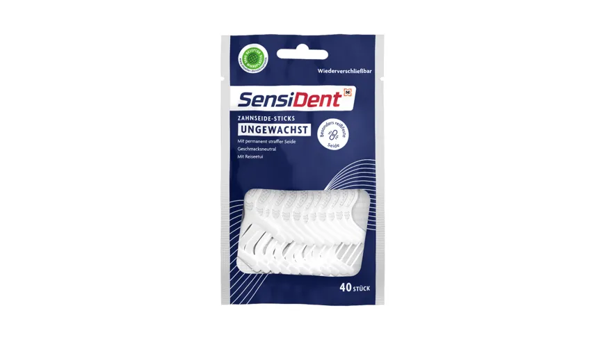 SensiDent Zahnseide Sticks Ungewachst