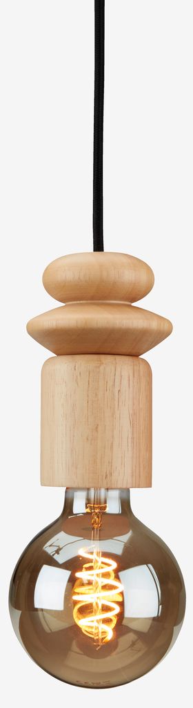 ASMIND ASMIND hengelampe Ø8xB13cm tre
