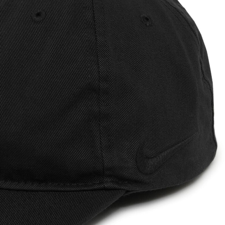 NIKE Club Cap Unstrukturiert Flacher Schirm Swoosh Wash L black/black