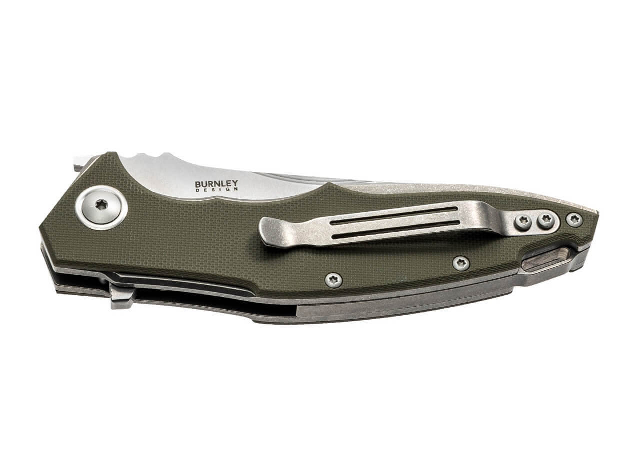 Raut Olive Drab G10 Flipper
