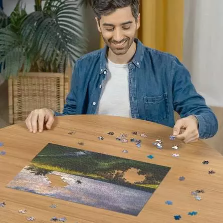Puzzle 500 Teile - Reisfelder im Norden von Bali