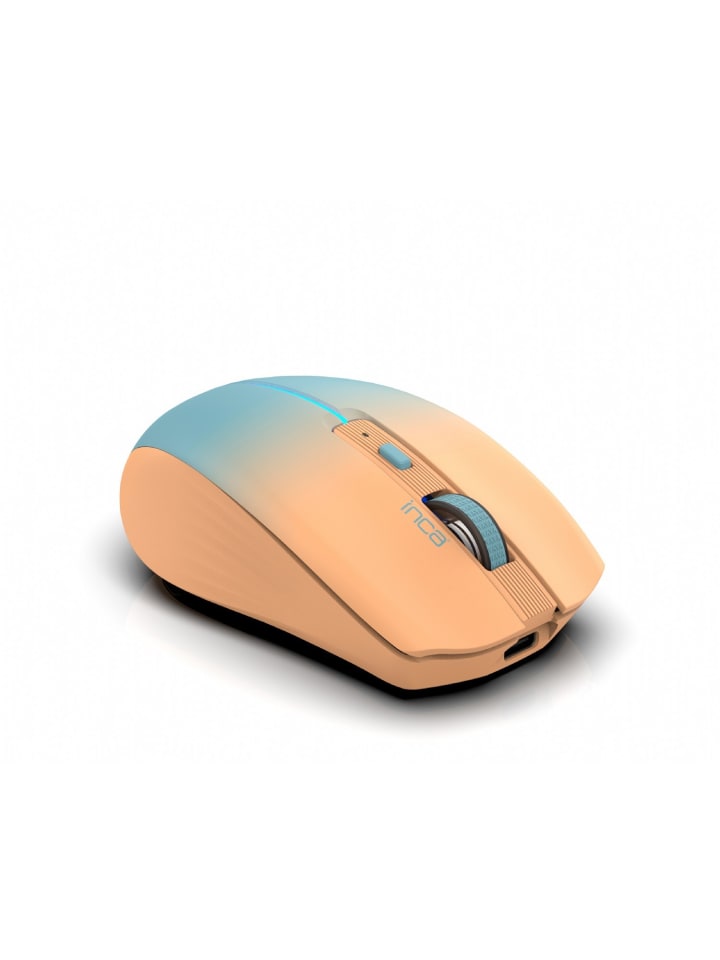 Inca Inca Maus 1600 DPI Wireless Bluetooth 6D Taste 500mAh Akku in Orange günstig kaufen onesize