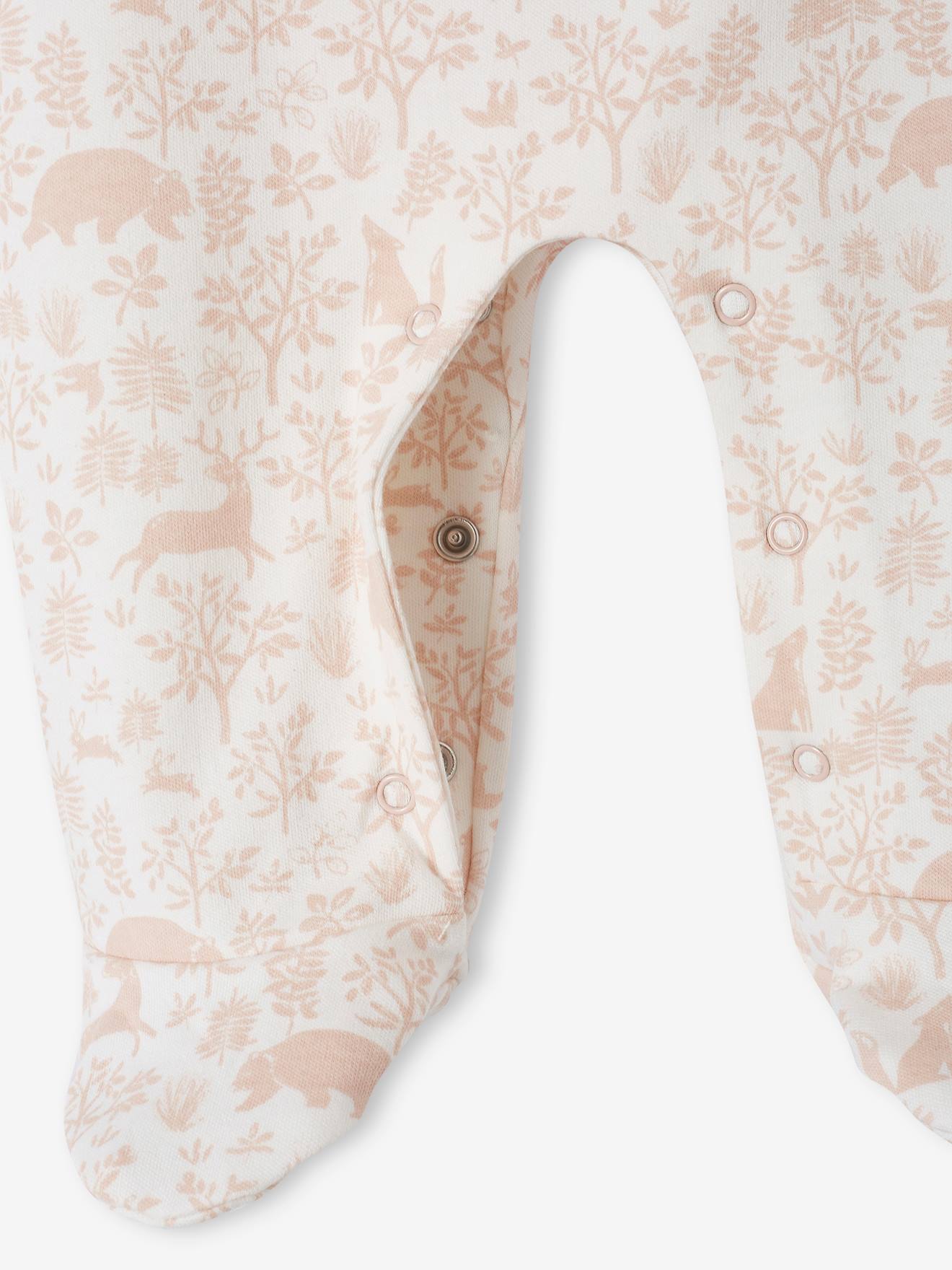 Vertbaudet Baby-Set: Strampler, Body & Schmusetuch, Bio-Baumwolle Oeko-Tex - jeansblau
