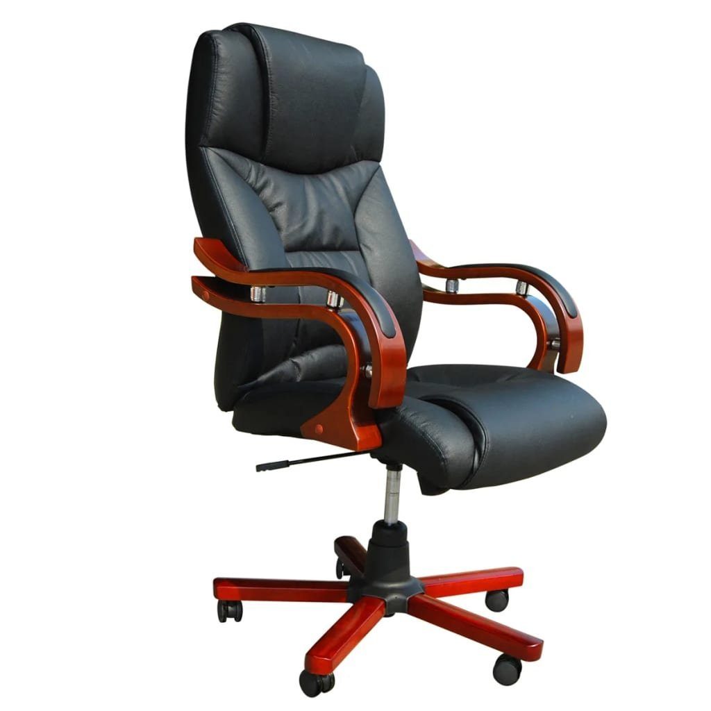 vidaXL Bürostuhl Chefsessel Schwarz (1 St)