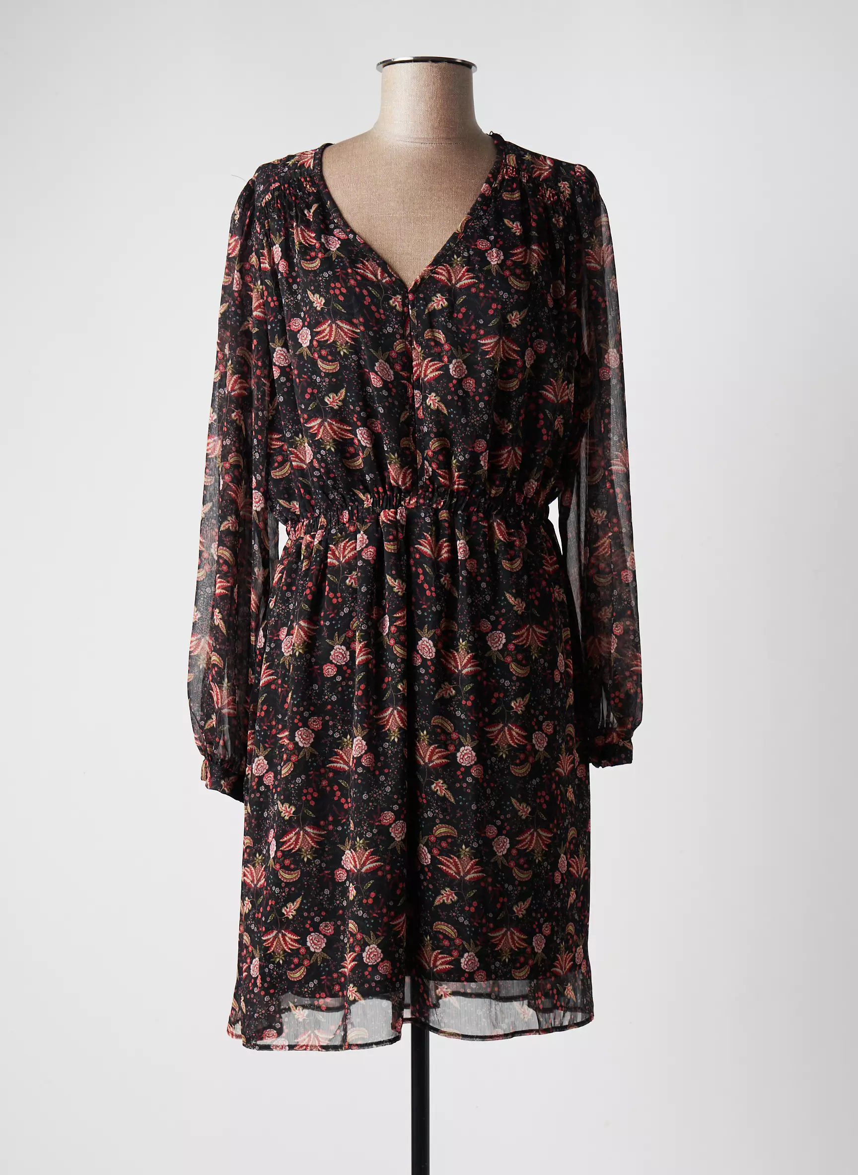 C Est Beau La Vie Robes Mi Longues Femme couleur noir