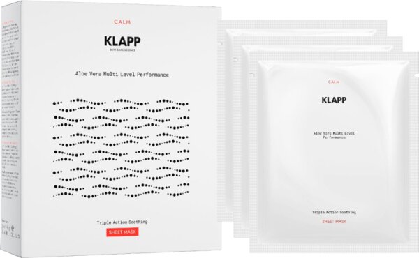 KLAPP Skin Care Science Triple Action Soothing Sheet Mask Tuchmaske