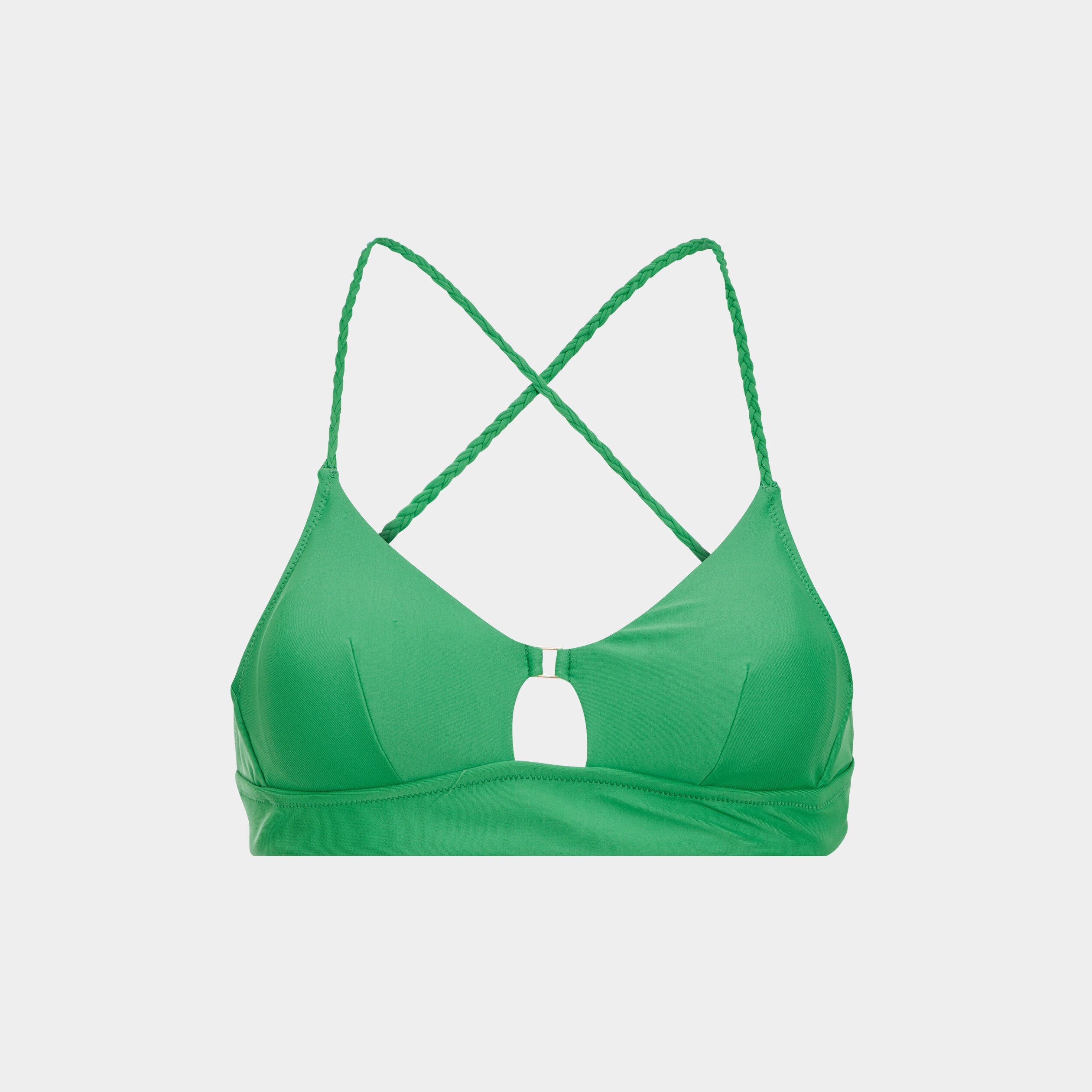 Haut de maillot de bain vert femme | La Halle