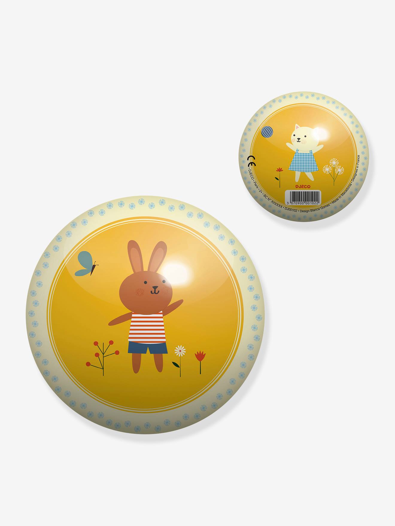 Djeco Kleiner Ball SWEETY BALL DJECO - gelb