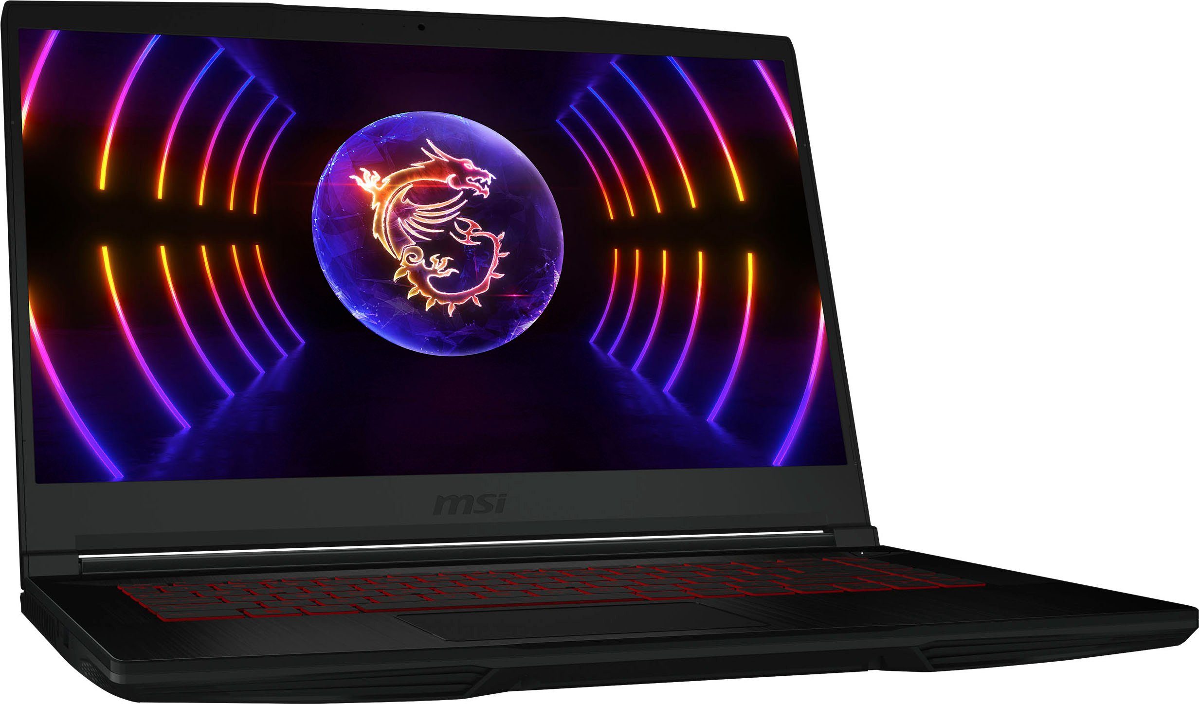 MSI Thin GF63 12UC-822 Gaming-Notebook (39,6 cm/15,6 Zoll, Intel Core i5 12450H, GeForce RTX 3050, 512 GB SSD)