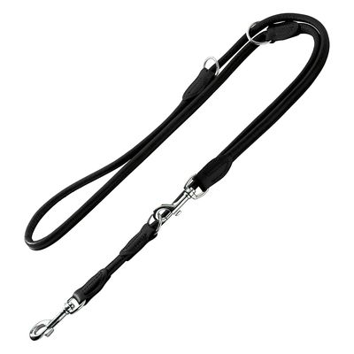 HUNTER Hundeleine Round & Soft Elk schwarz