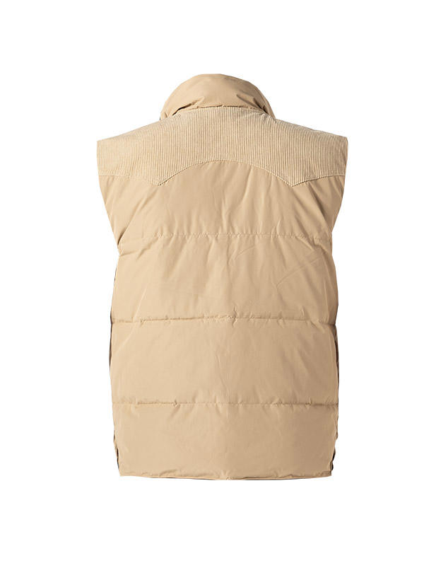Lee, Wendeweste, Mikrofaser, beige-ocker