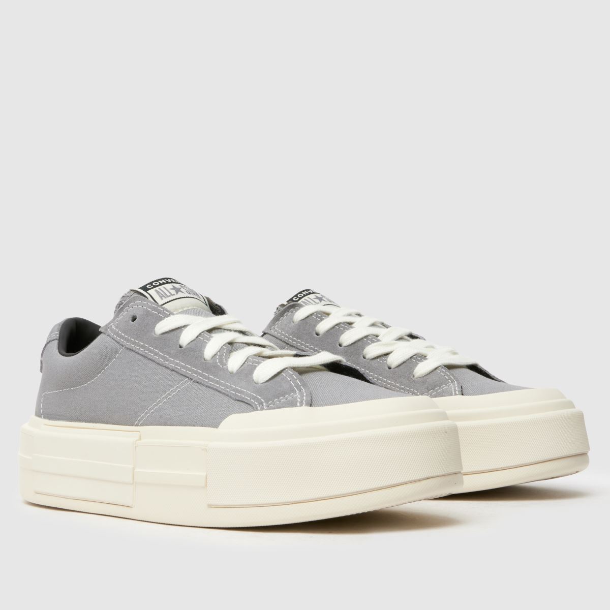 Converse – All Star Cruise – Grå sneakers med lädermotiv